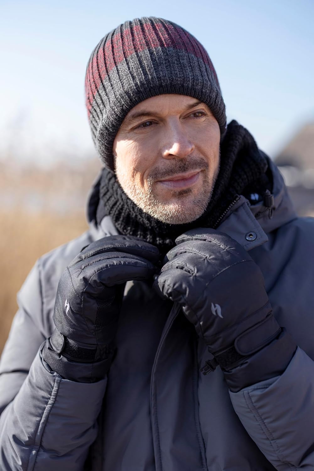 HEAT HOLDERS Men’s Thermal Ski Gloves