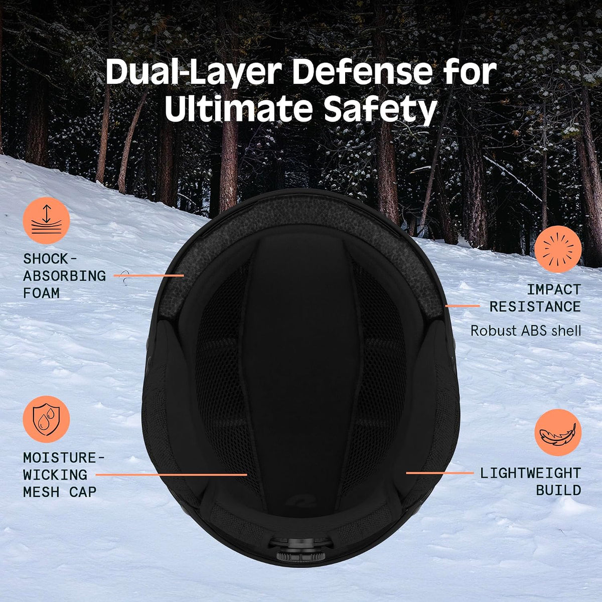 Retrospec Comstock Ski Helmet