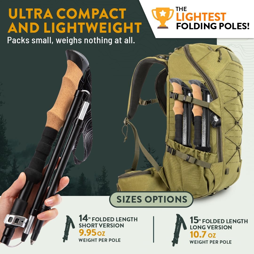 Premium Foldable Hiking Poles