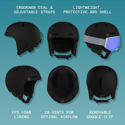 Retrospec Comstock Ski Helmet