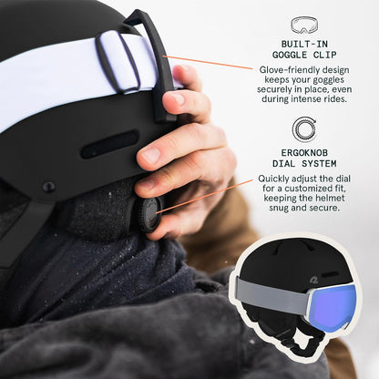 Retrospec Comstock Ski Helmet