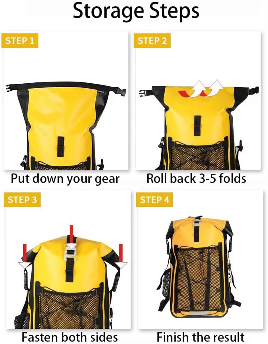 Generic 30L Waterproof Dry Bag Backpack