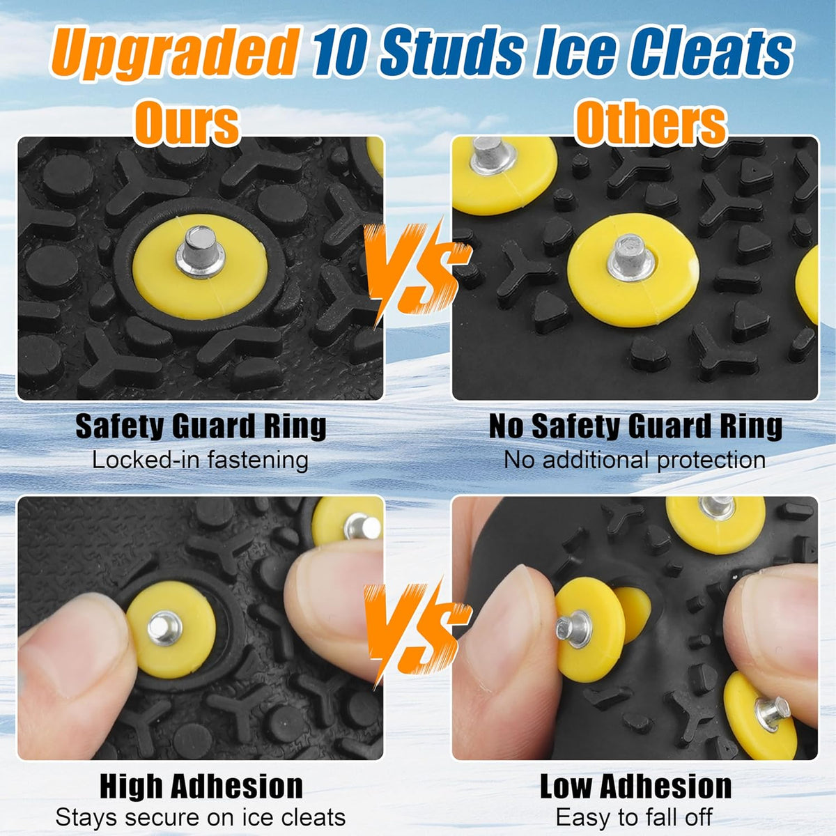 Ice Cleats Snow Traction Crampons