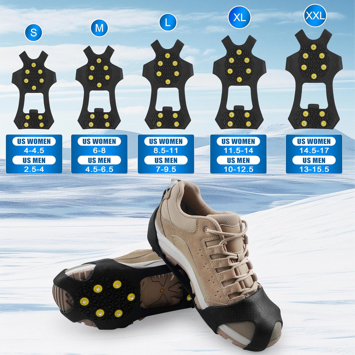 Ice Cleats Snow Traction Crampons