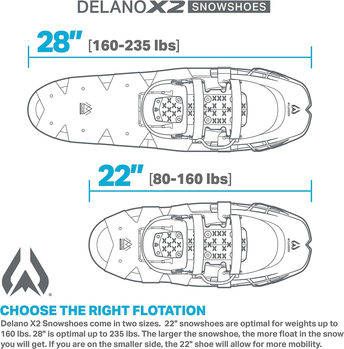 Wildhorn Delano Lightweight Snowshoes