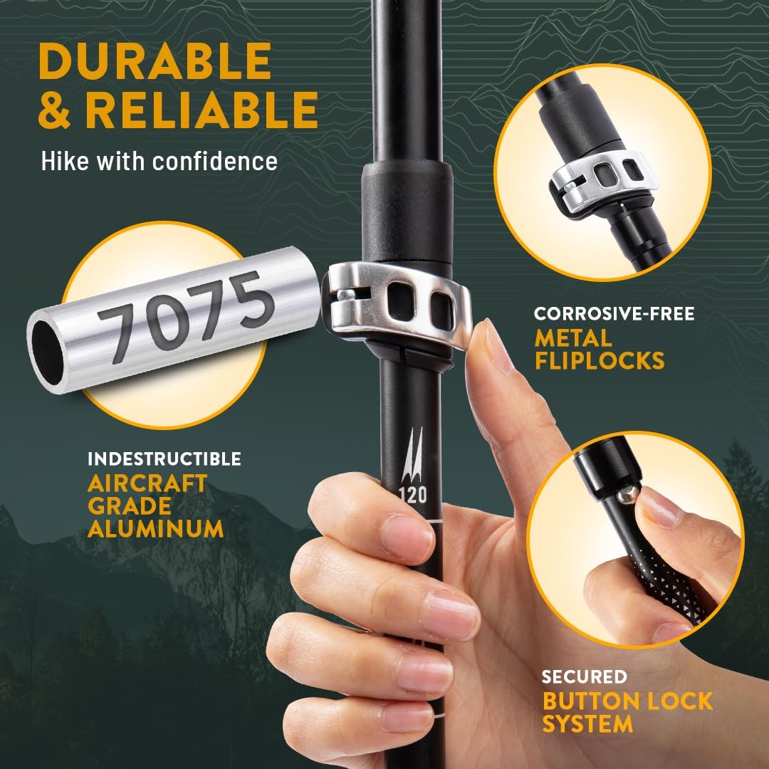Premium Foldable Hiking Poles