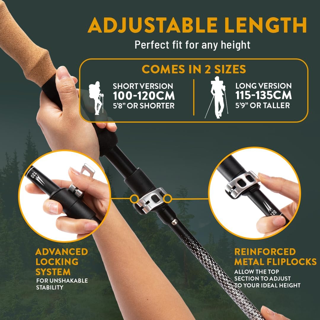 Premium Foldable Hiking Poles