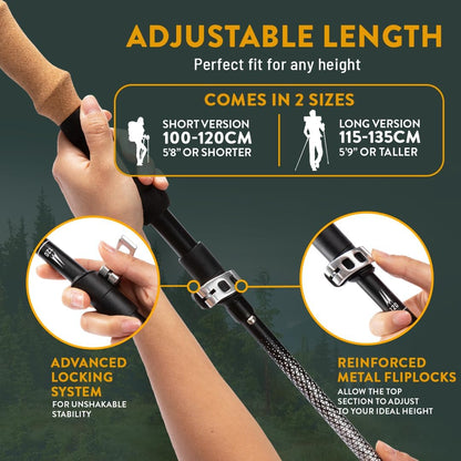 Premium Foldable Hiking Poles