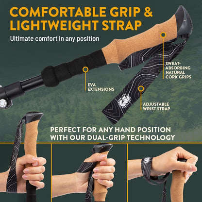 Premium Foldable Hiking Poles