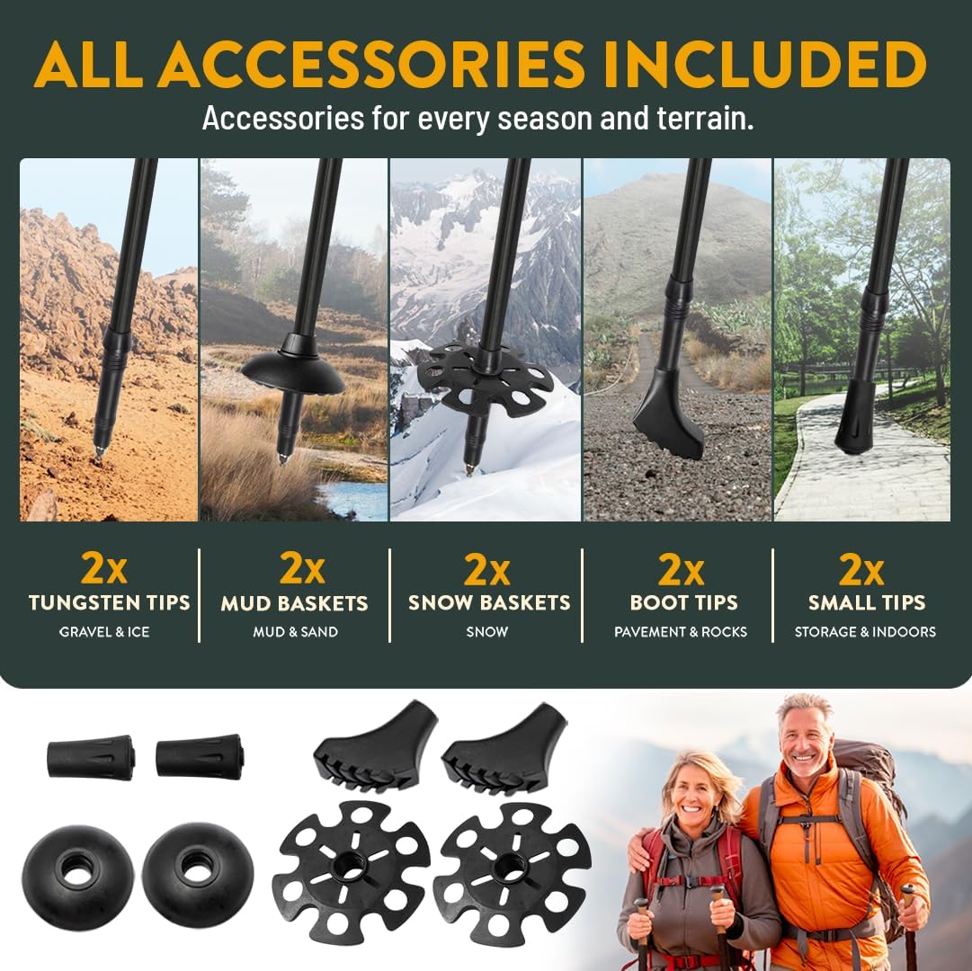 Premium Foldable Hiking Poles
