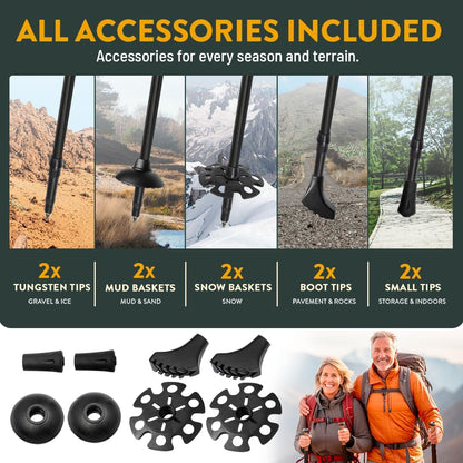 Premium Foldable Hiking Poles