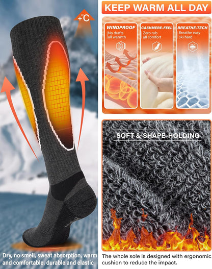 Hylaea Merino Wool Ski Socks