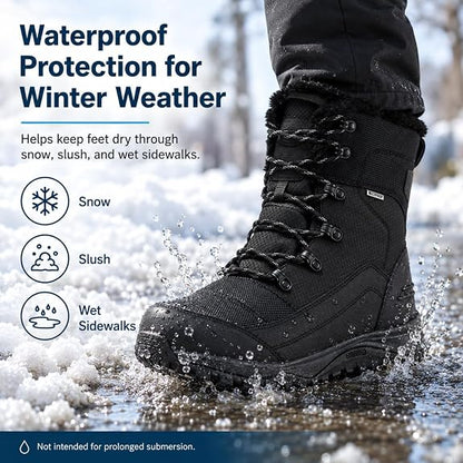 ROCKMARK Men’s Winter Snow Boots