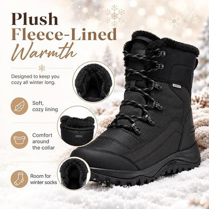 ROCKMARK Men’s Winter Snow Boots